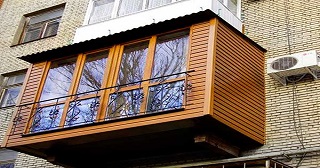 Внешняя отделка балкона Сыктывкар цена от 1024 руб. м/2.